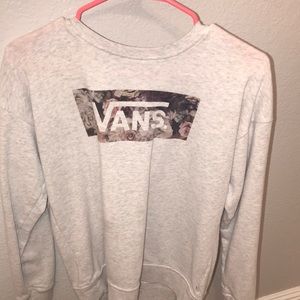 vans floral sweater